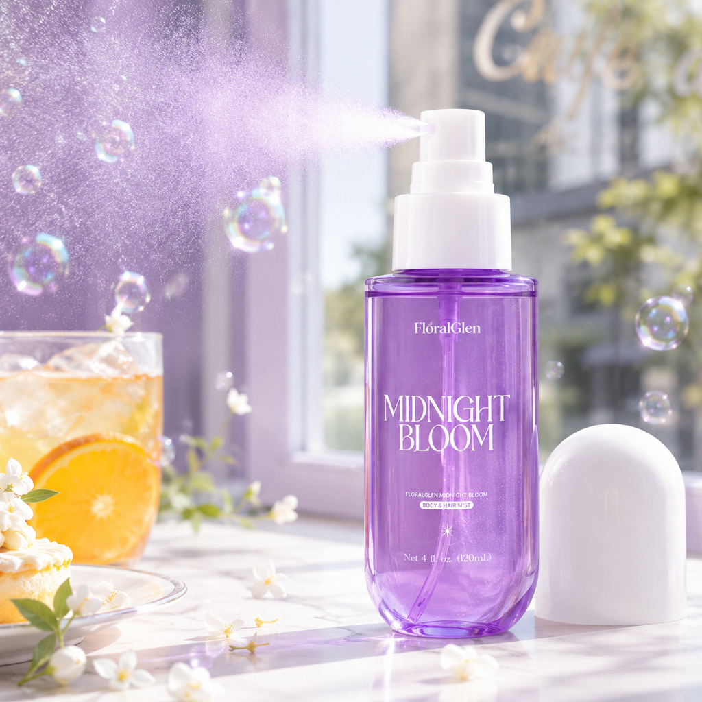 FloralGlen Midnight Bloom Body & Hair Mist – 120 mL / 4.06 fl oz