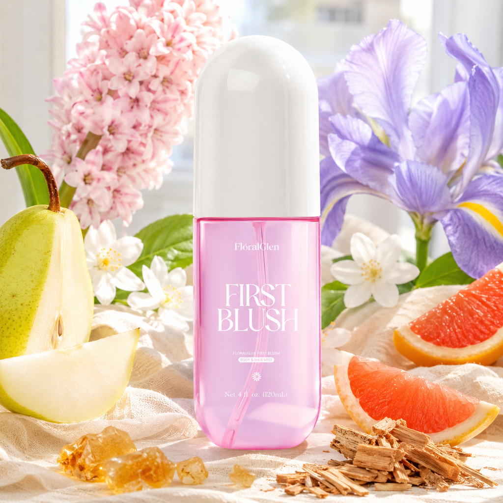 FloralGlen First Blush Body & Hair Mist – 120 mL / 4.06 fl oz