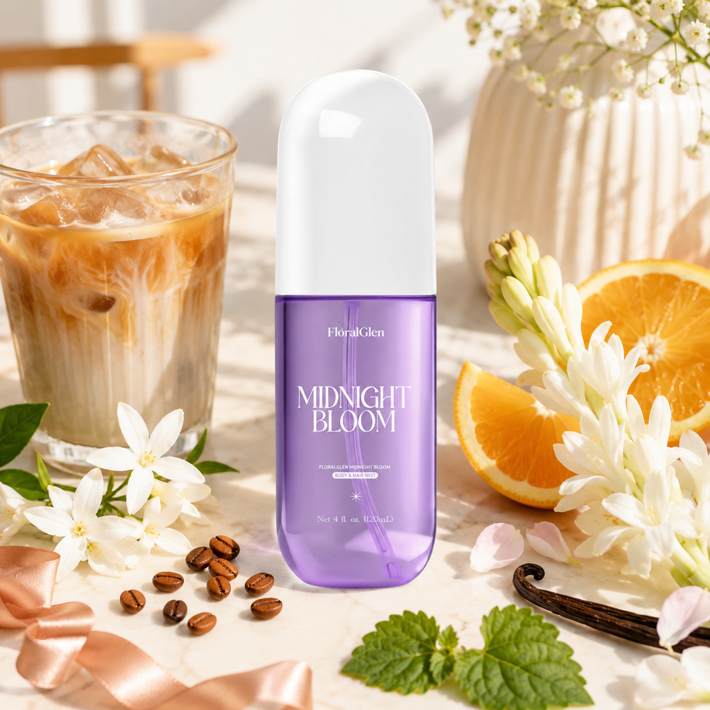 FloralGlen Midnight Bloom Body & Hair Mist – 120 mL / 4.06 fl oz