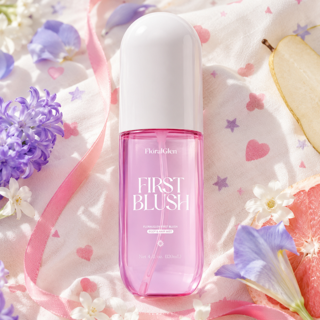 FloralGlen First Blush Body & Hair Mist – 120 mL / 4.06 fl oz